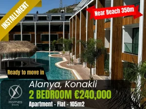 2 Bedroom Apartment Close To Beach In Alanya