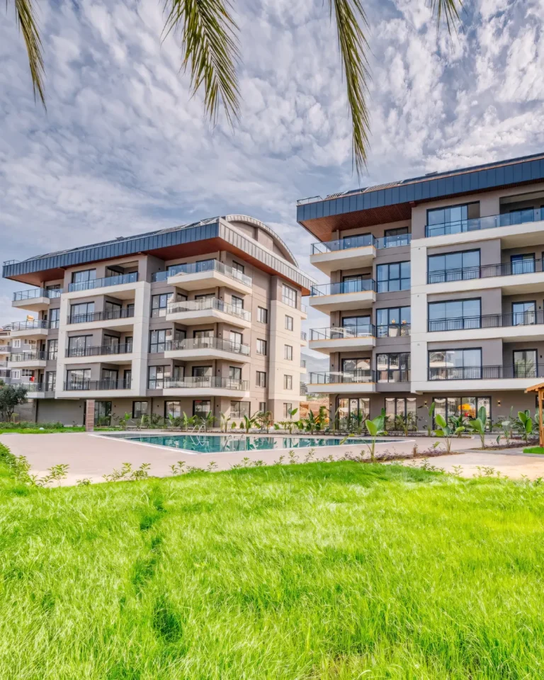 A gentle touch of refinement brightens the Alanya 2 Bedroom Home With Elegant Finishing