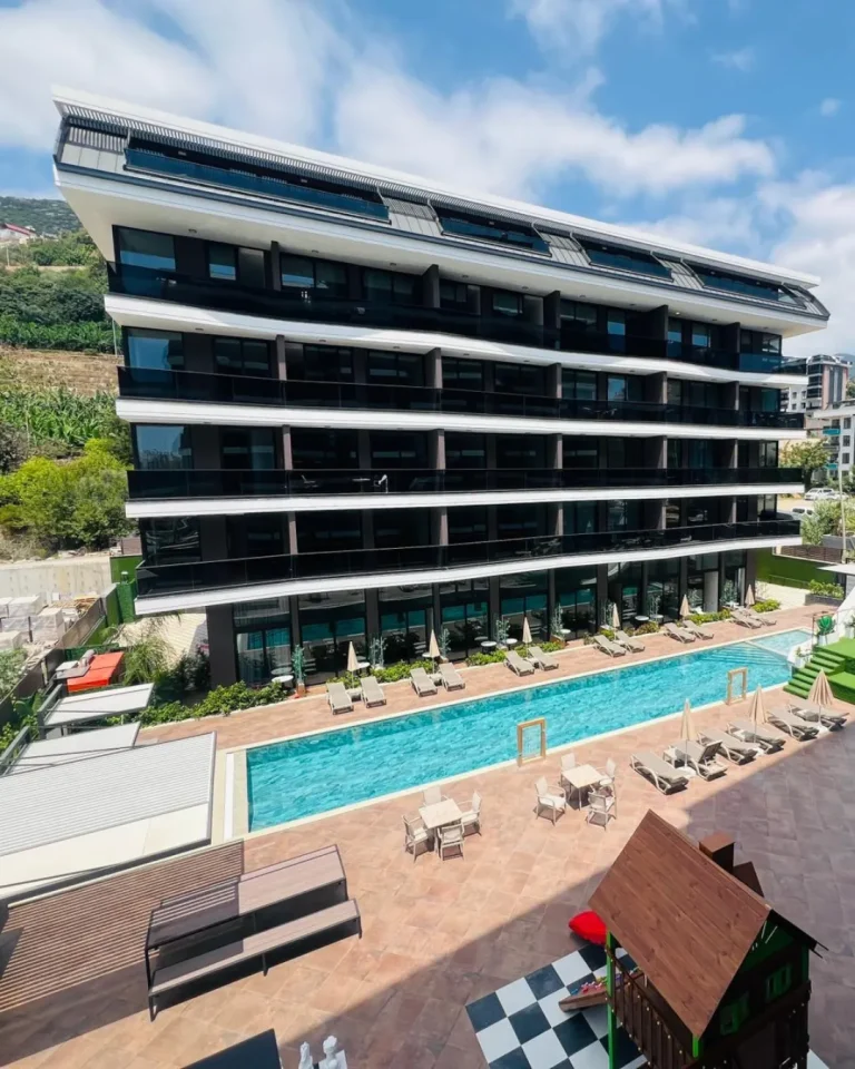 A peaceful sense of arrival glows in the Alanya Brand New Coastal Home