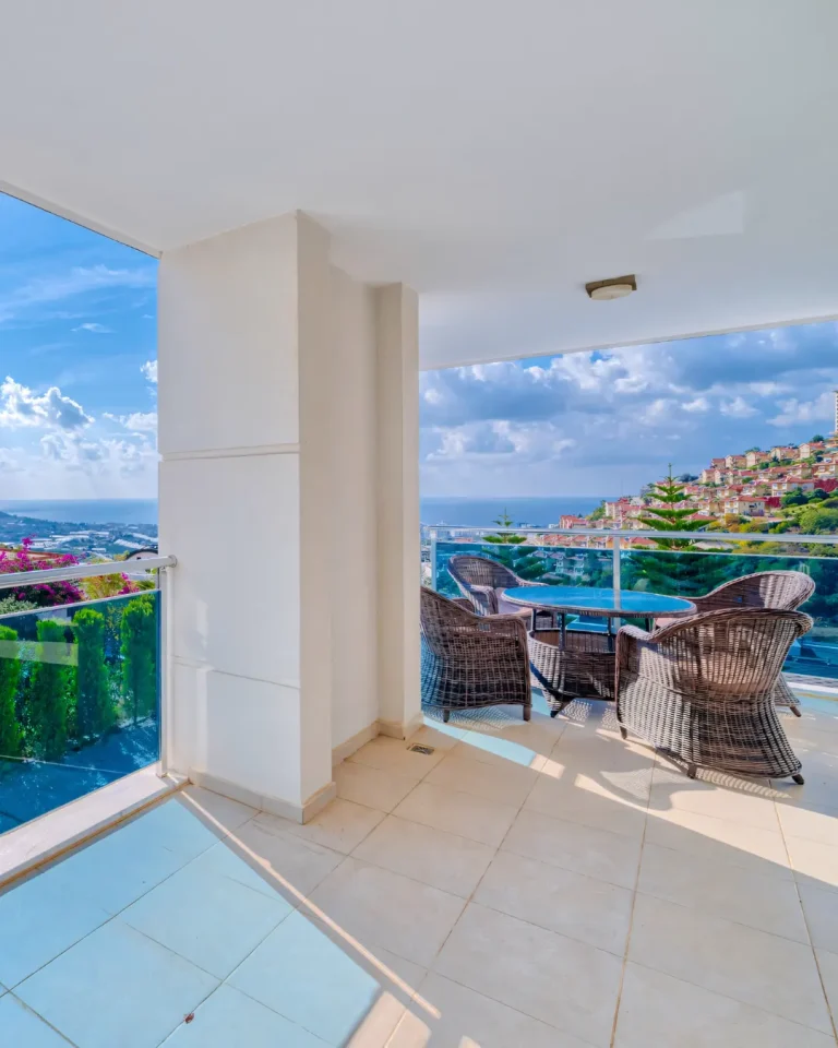 A calm feeling of purity touches the Alanya Sea Facing Villa in the Green Mountains