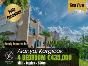 Alanya Sea Facing Villa in the Green Mountains