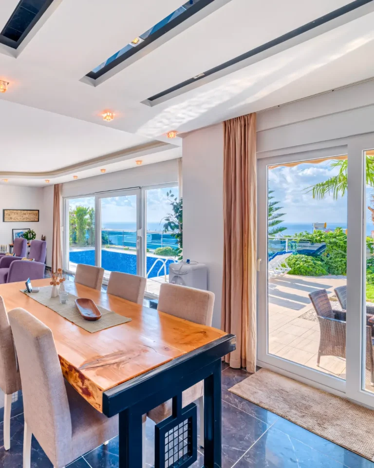 A gentle blend of calm surrounds the Alanya Sea Facing Villa in the Green Mountains