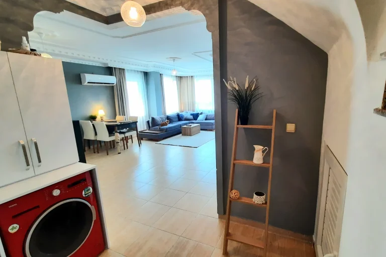 A tranquil moment unfolds near the Alanya Sea View Home Close to Sandy Beach