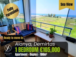Alanya Sea View Home Close to Sandy Beach