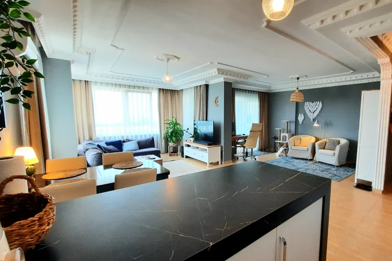 A warm wave of emotion touches the Alanya Sea View Home Close to Sandy Beach