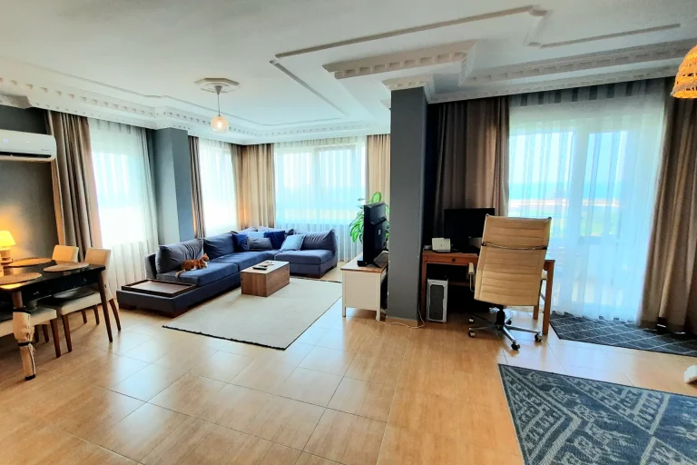 A gentle seaside calm flows in the Alanya Sea View Home Close to Sandy Beach