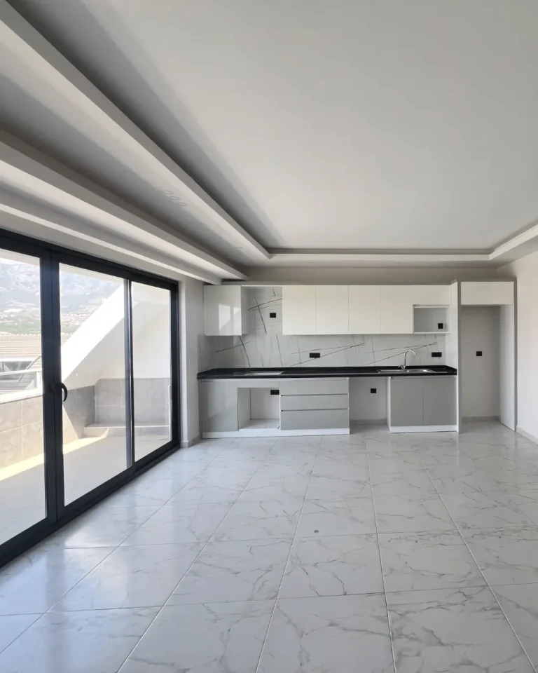 A soft glow of invitation fills the Alanya Sea View Home With a Special Offer