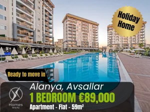 Alanya Vacation Home in a Beautiful Complex