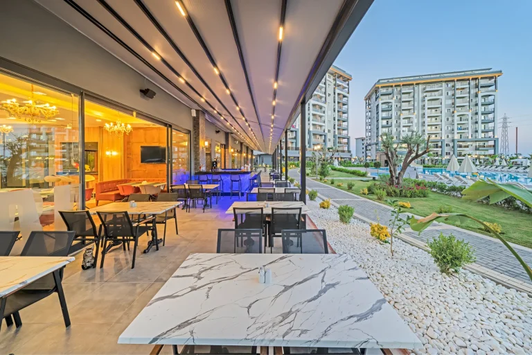 A serene whisper of comfort surrounds the Alanya Vacation Home in a Beautiful Complex