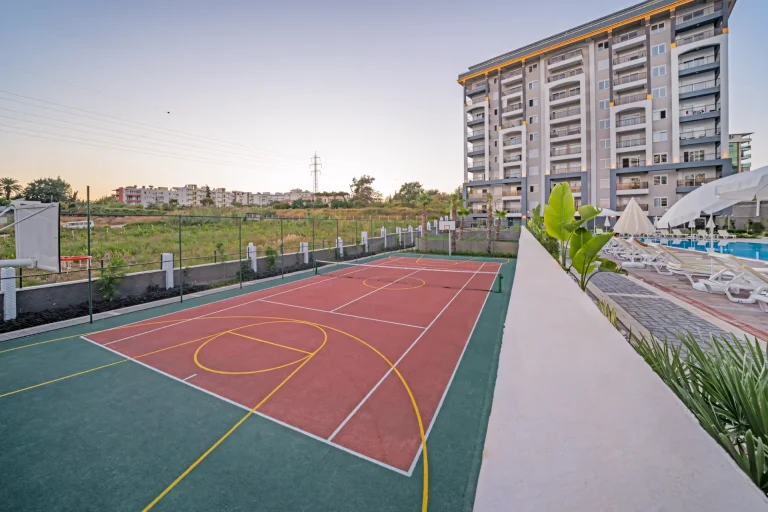 A soft glow of happiness touches the Alanya Vacation Home in a Beautiful Complex