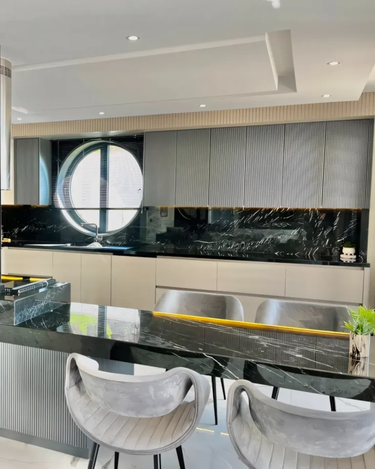 A peaceful moment unfolds in the Alanya Villa With Mountain Air and Sea View