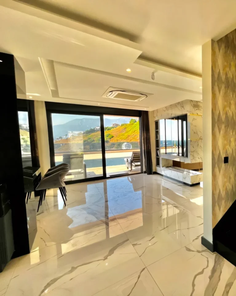 A calm whisper of life drifts through the Alanya Villa With Mountain Air and Sea View