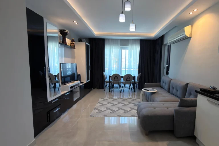 A quiet moment of peace arises in the Furnished Home in a Beautiful Alanya Complex