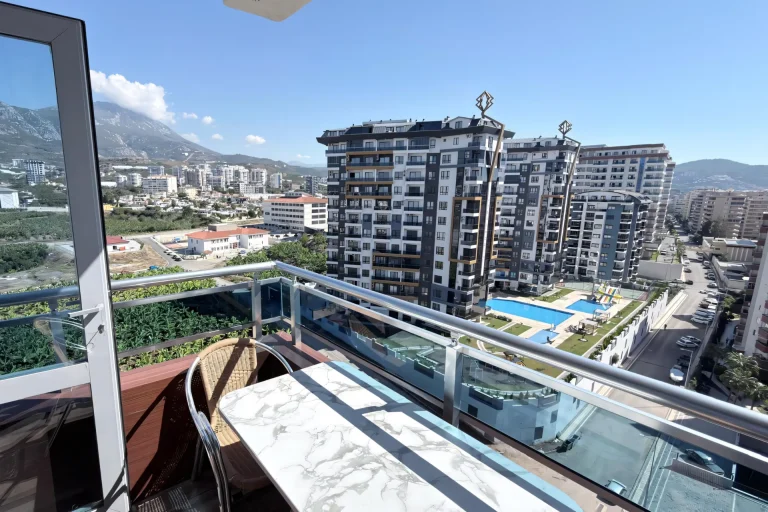 A peaceful tone of elegance touches the Furnished Home in a Beautiful Alanya Complex