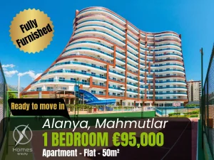 Furnished Home in a Beautiful Alanya Complex