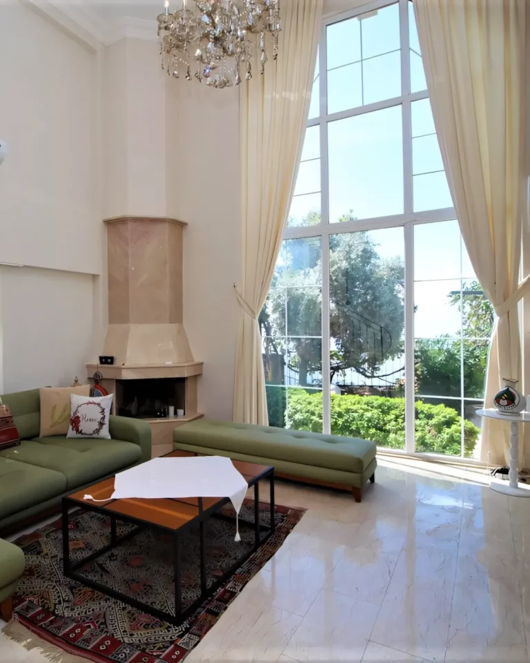 A quiet flow of emotion rests inside the Furnished Sea View Villa In Alanya Mountains