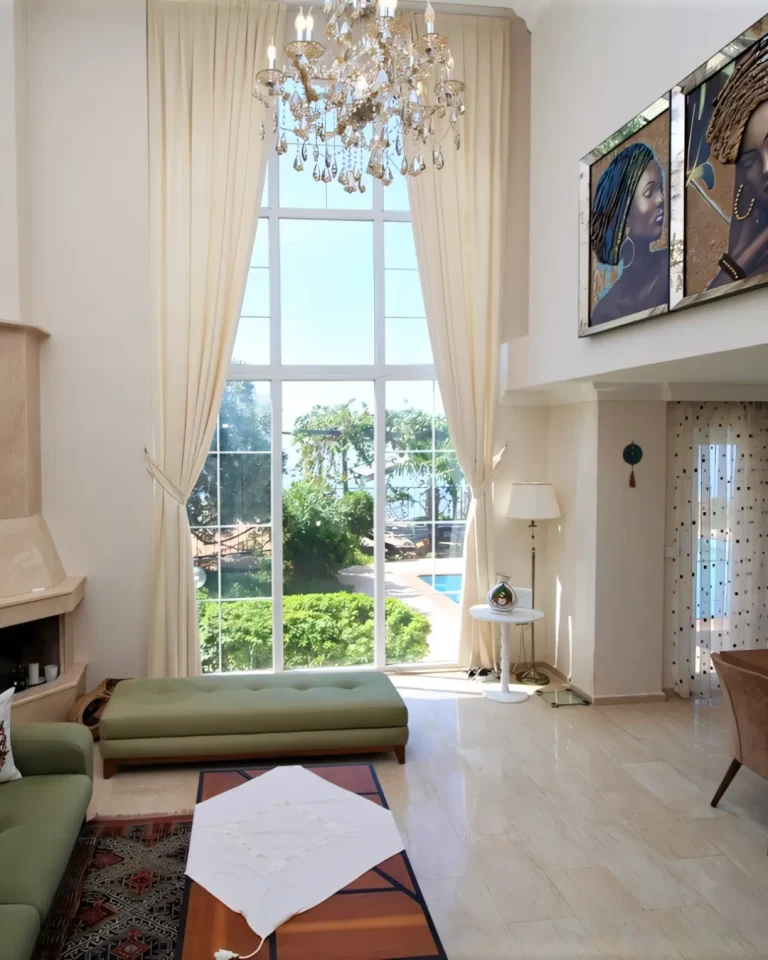 A warm touch of grace belongs to the Furnished Sea View Villa In Alanya Mountains