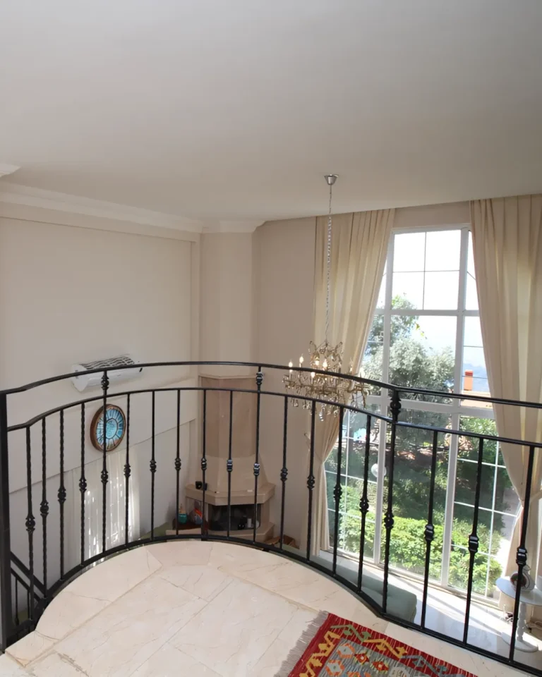 A soft mountain whisper eases the Furnished Sea View Villa In Alanya Mountains