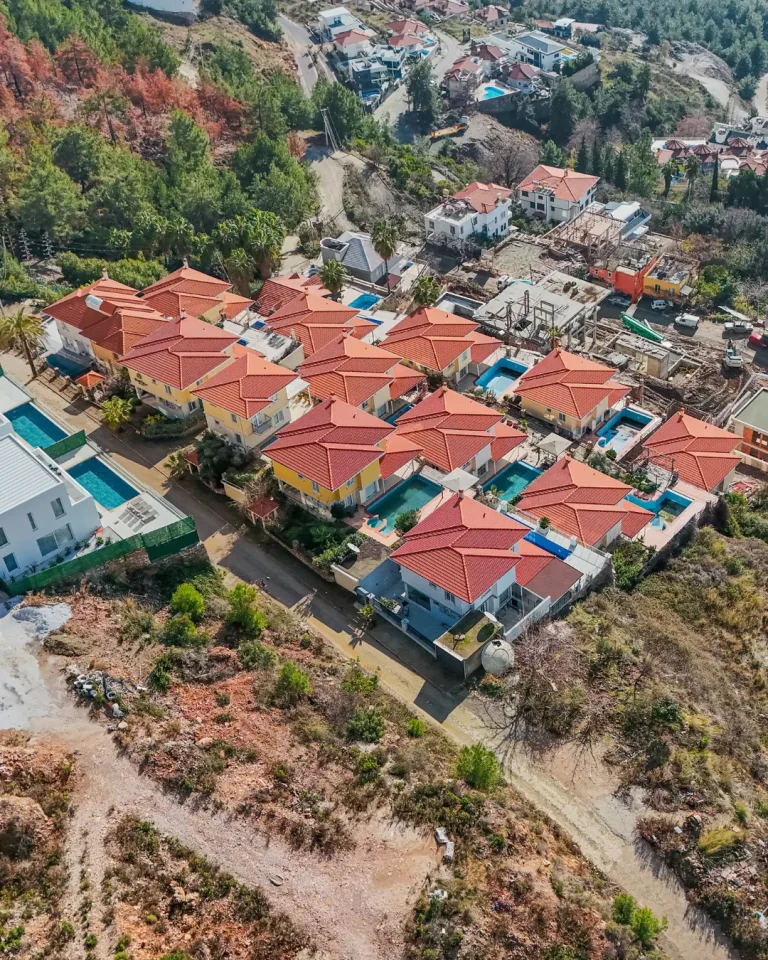 A tender feeling of serenity lives in the Furnished Sea View Villa In Alanya Mountains