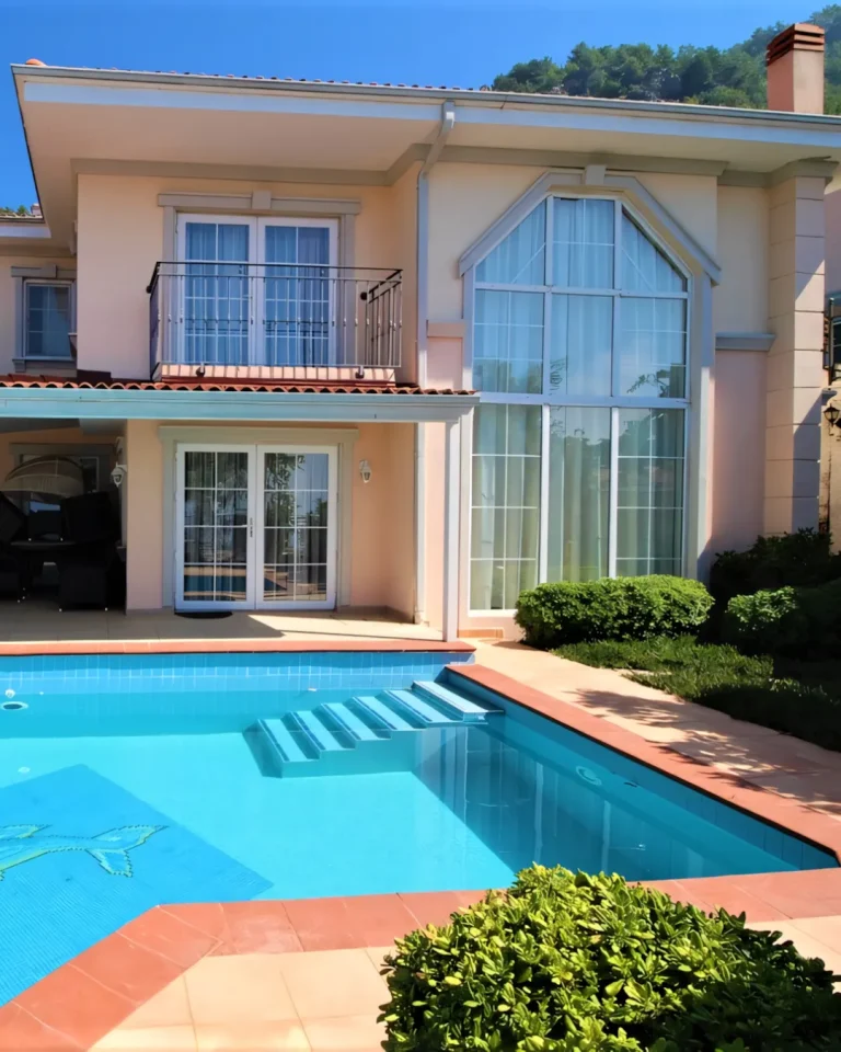 A delicate harmony of sea and stillness rests in the Furnished Sea View Villa In Alanya Mountains