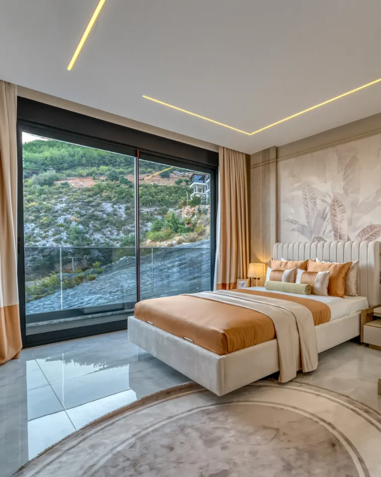 A tender wave of peace rests inside the Luxury Mountain Home With Sea View in Alanya
