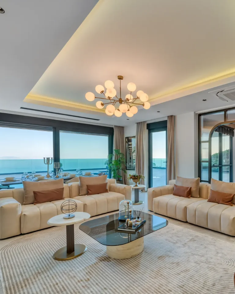A peaceful glow of purity touches the Luxury Mountain Home With Sea View in Alanya
