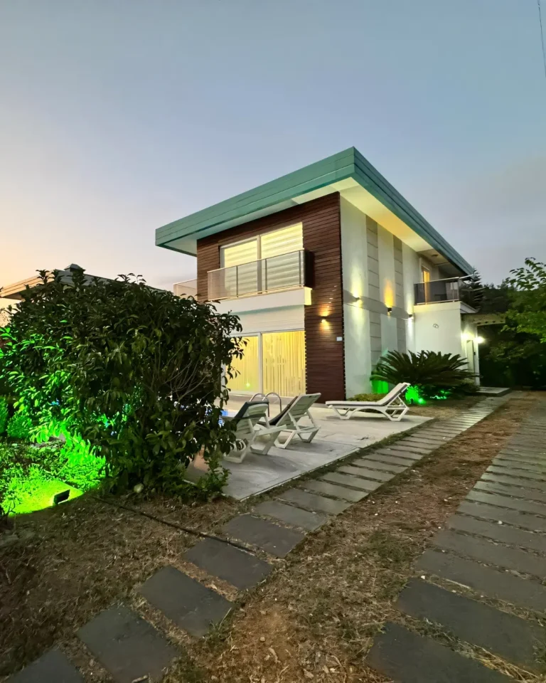 A soft wave of calm rises at the Sea Front Villa Only 10 Meters From the Shore in Alanya